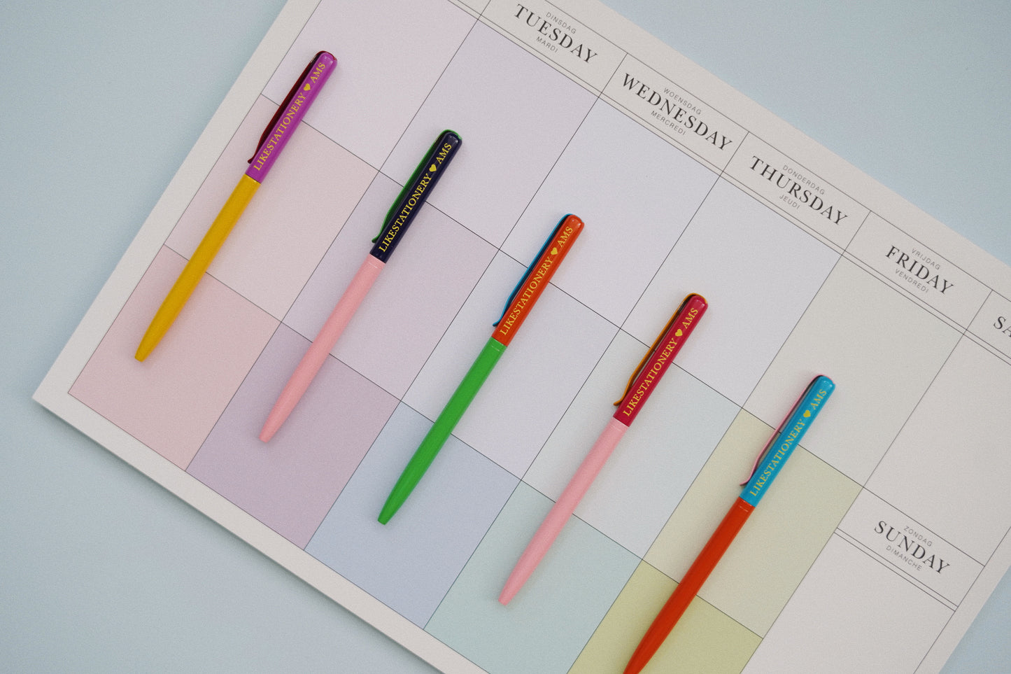 Metal Twist Pen | Yellow/Purple/Red