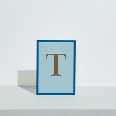 Alphabet T Card
