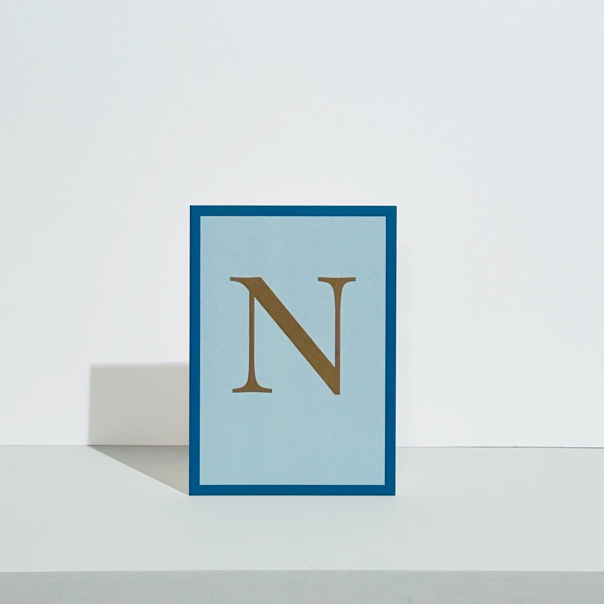 Alphabet N Card