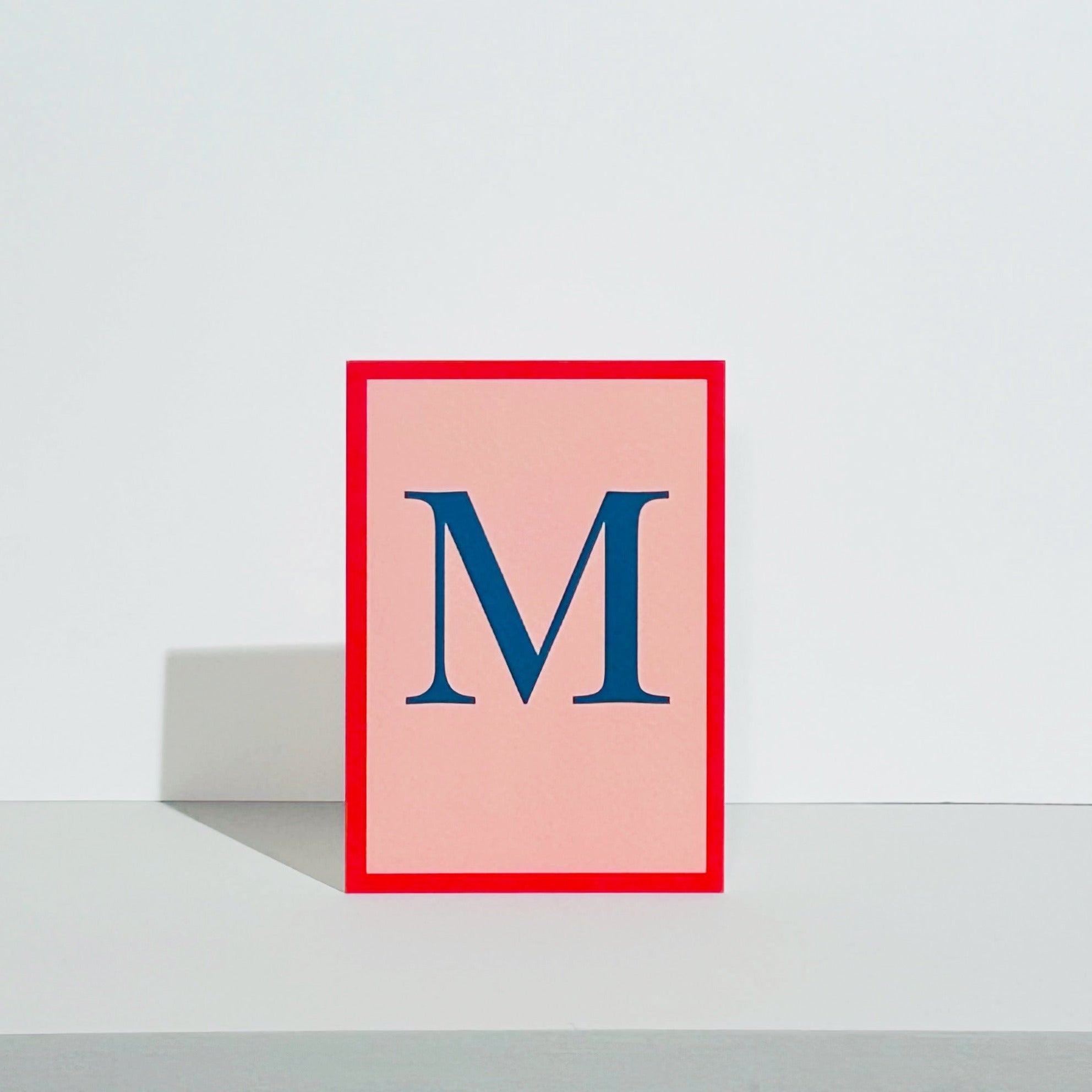 Alphabet M Card