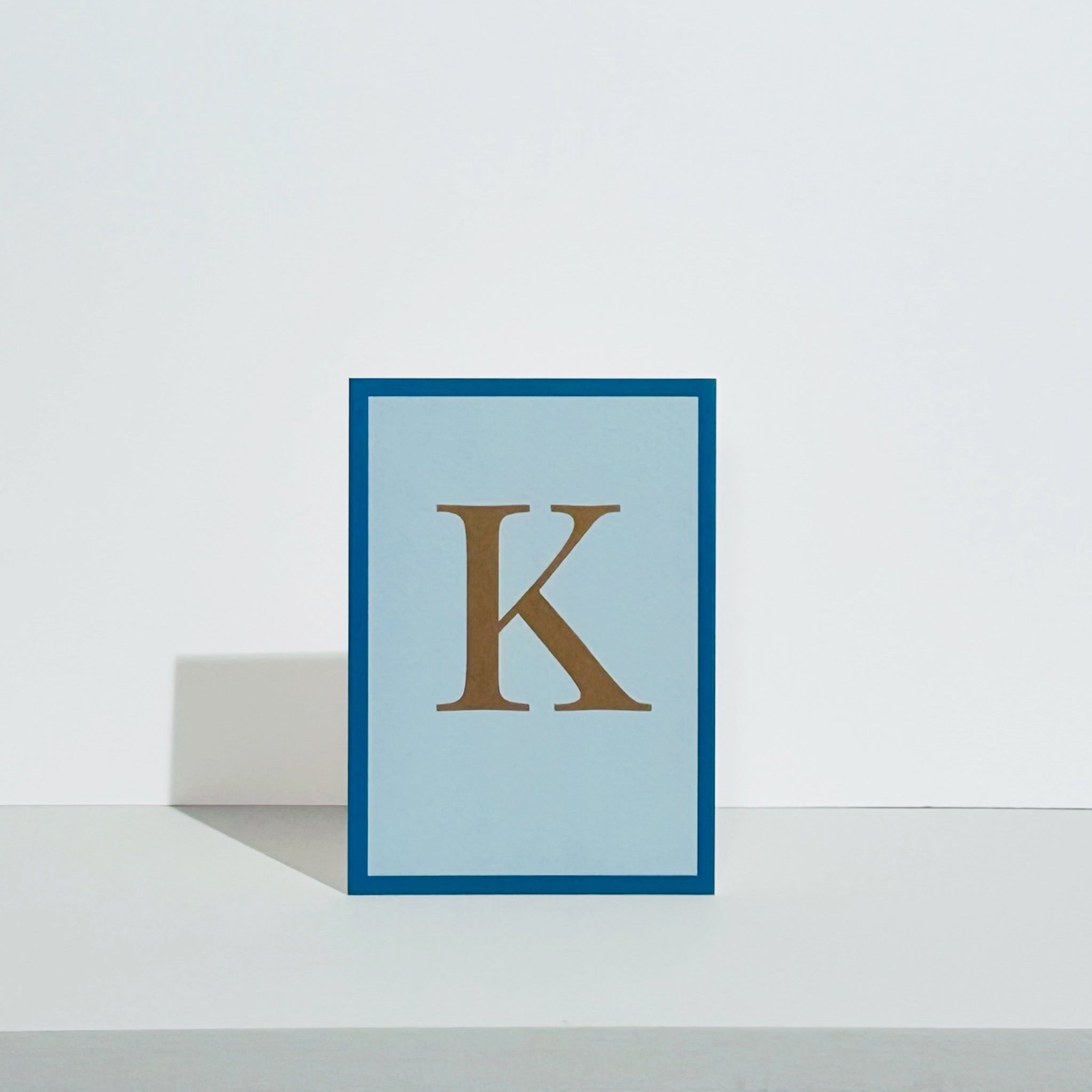 Alphabet K Card – LIKESTATIONERY