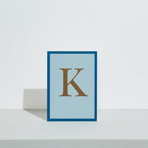 Alphabet K Card