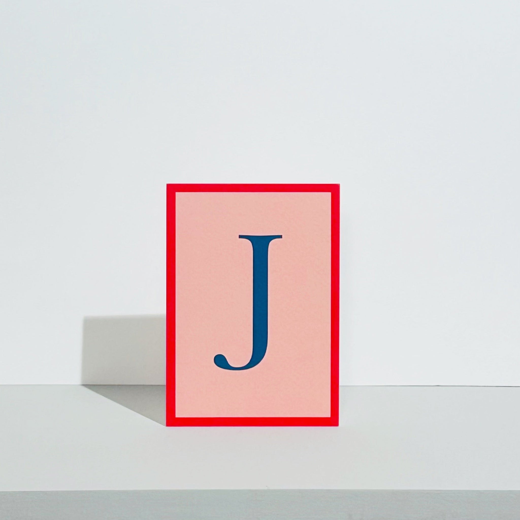 Alphabet J Card