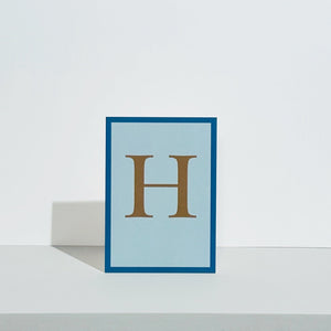 Alphabet H Card