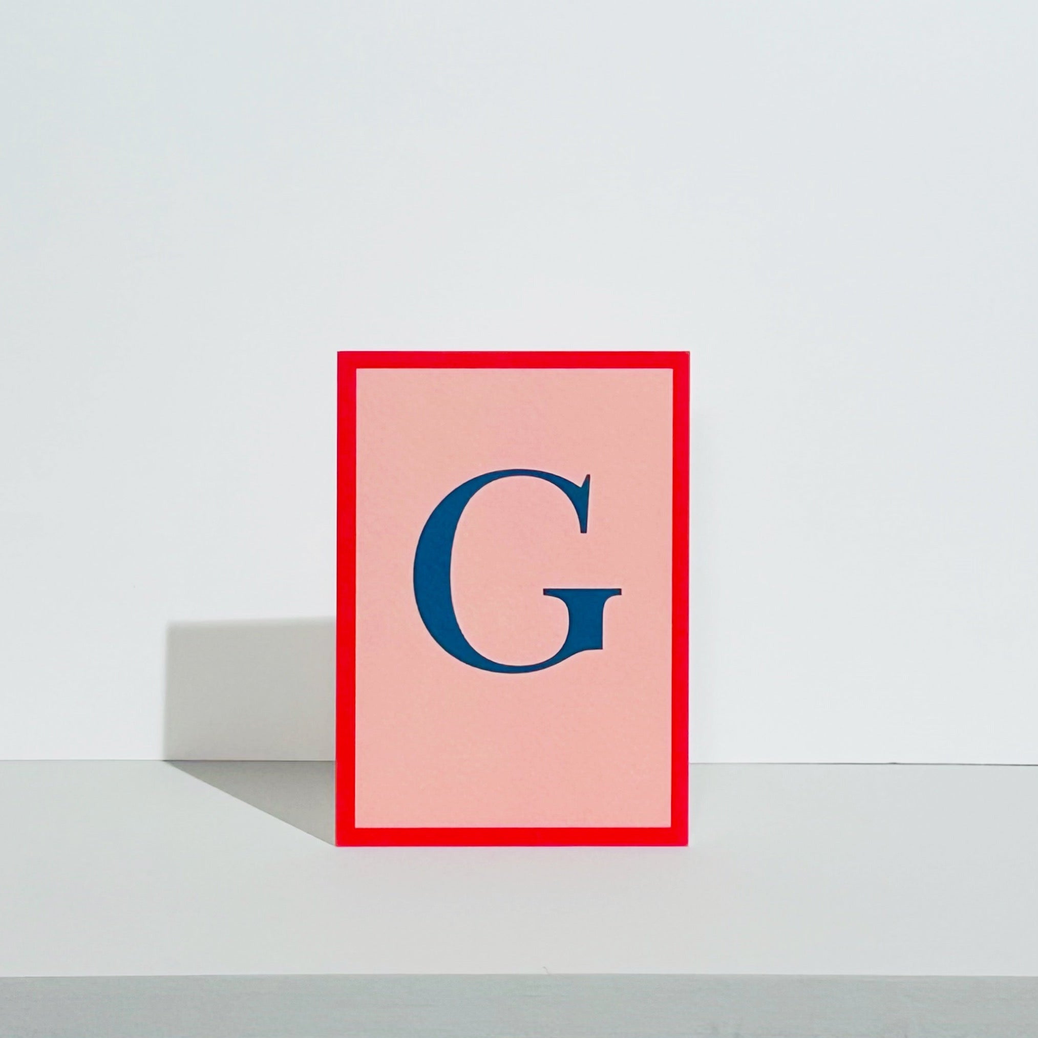 Alphabet G Card