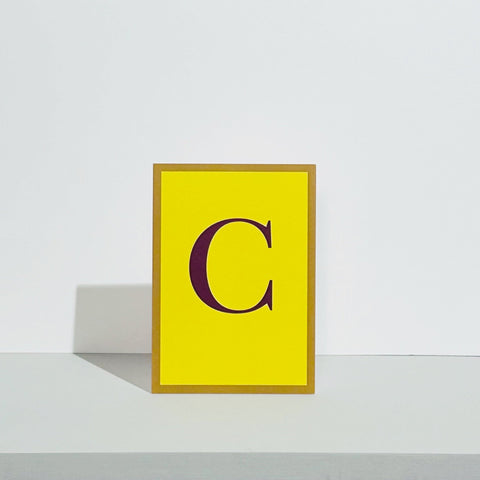 Alphabet C Card