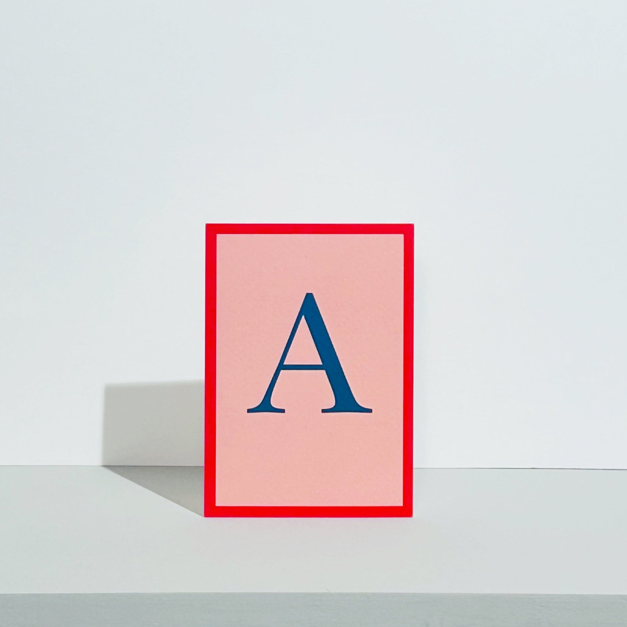 Alphabet A Card