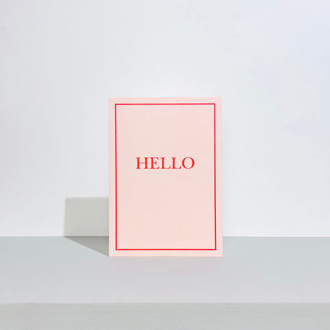 Casual Card | Hello