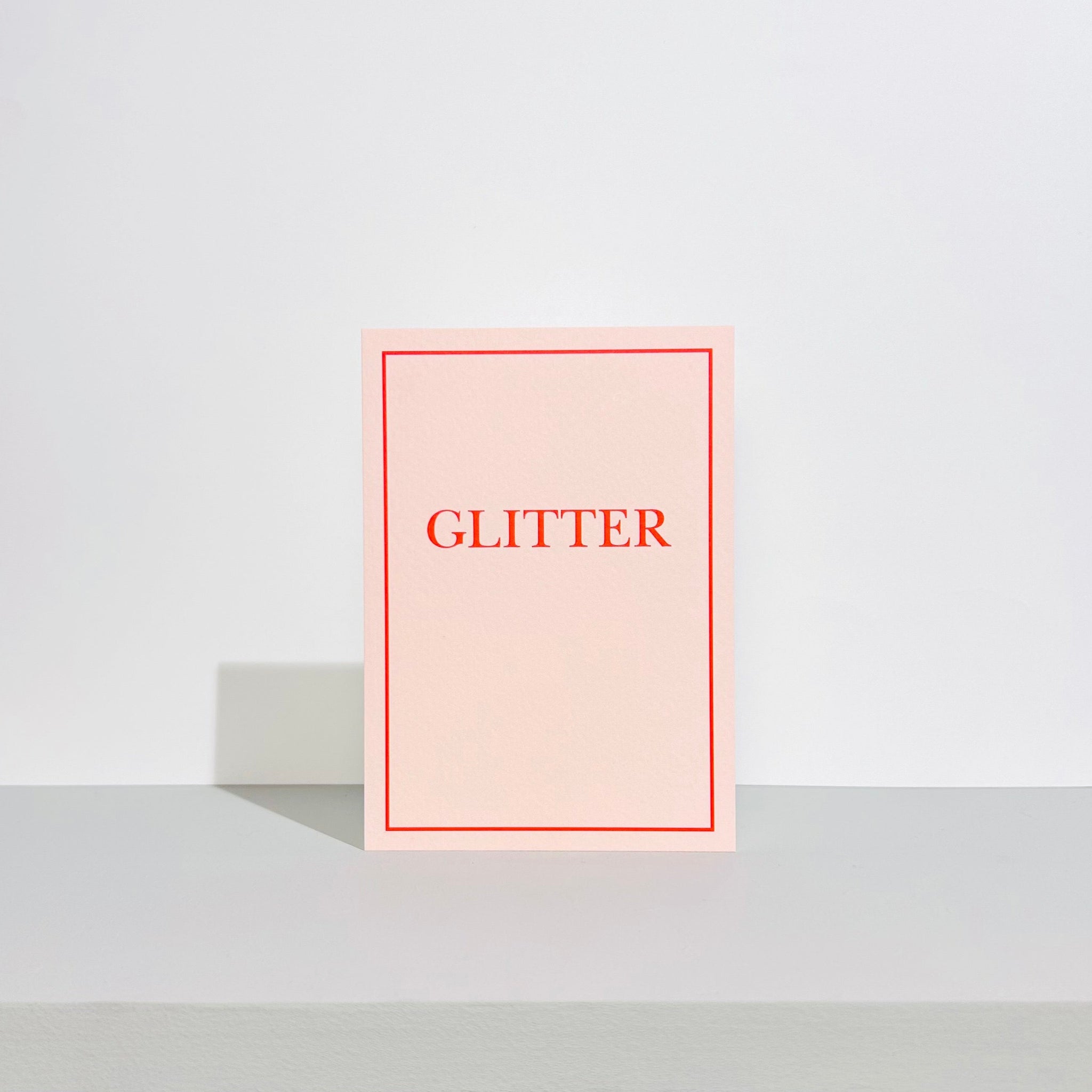Casual Card | Glitter