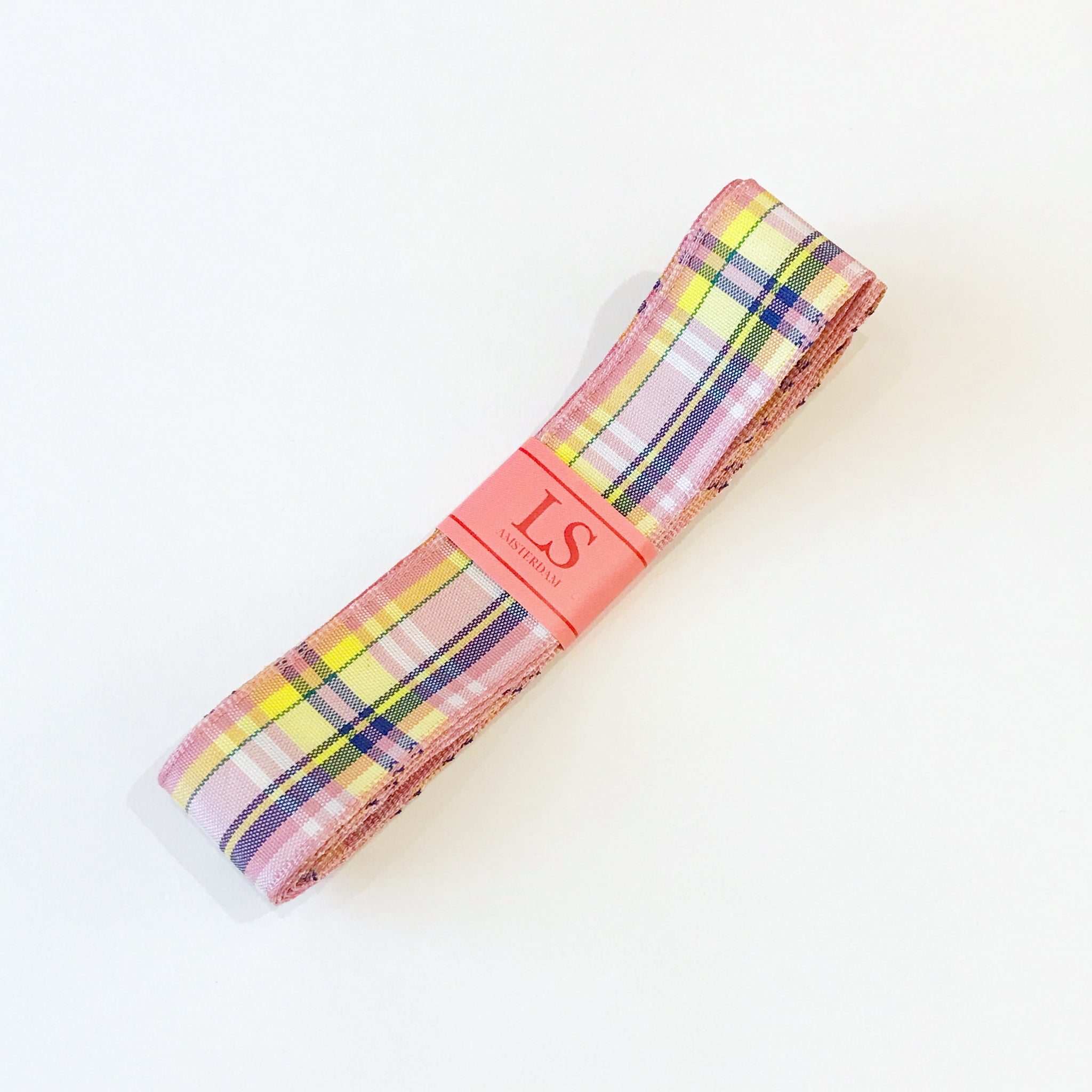 Checked Ribbon | Pink