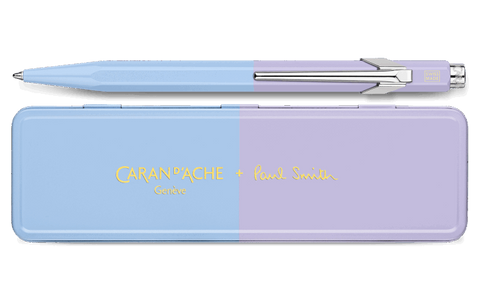 Caran D'Ache X Paul Smith 849 - Sky Blue & Lavender