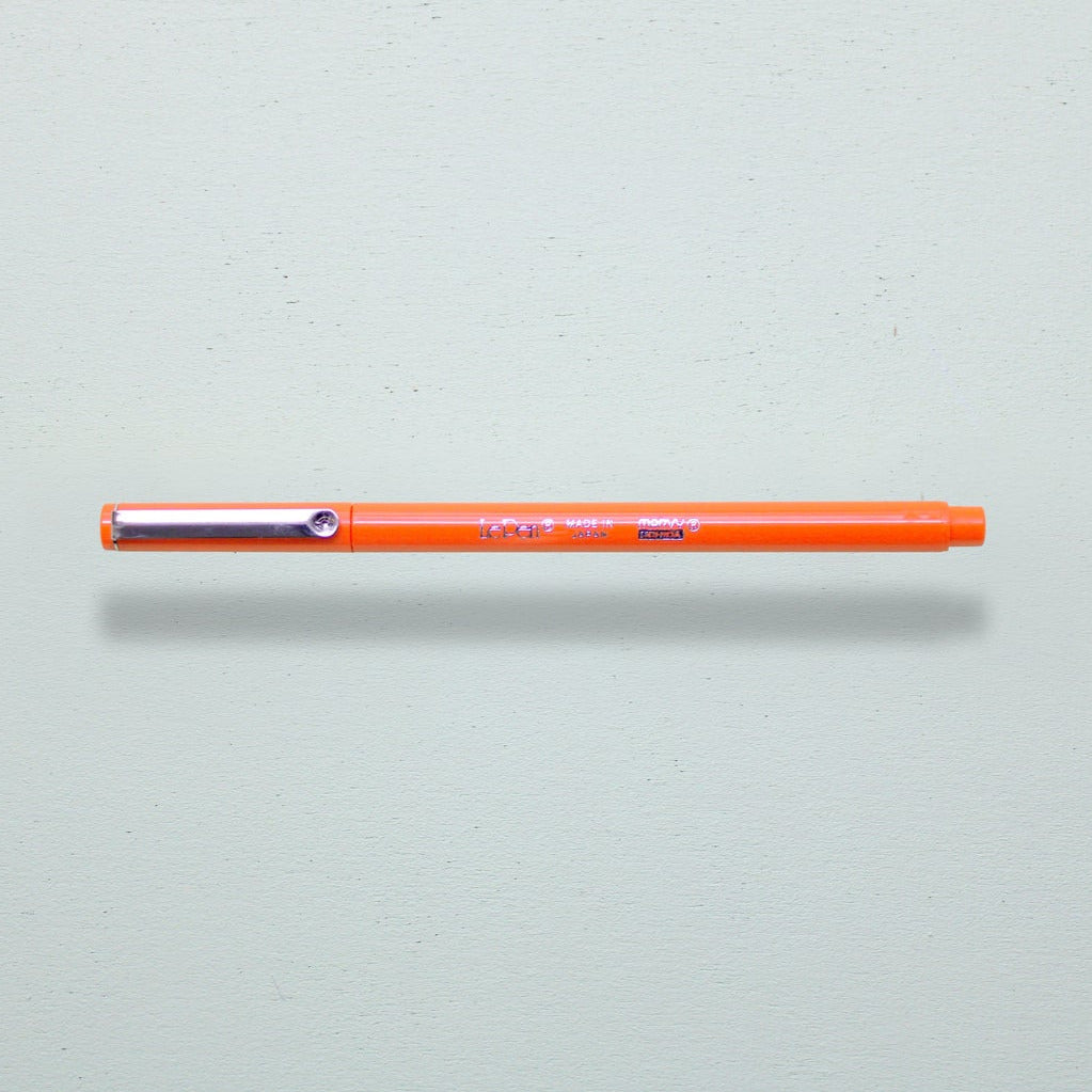 Orange shop marker pen