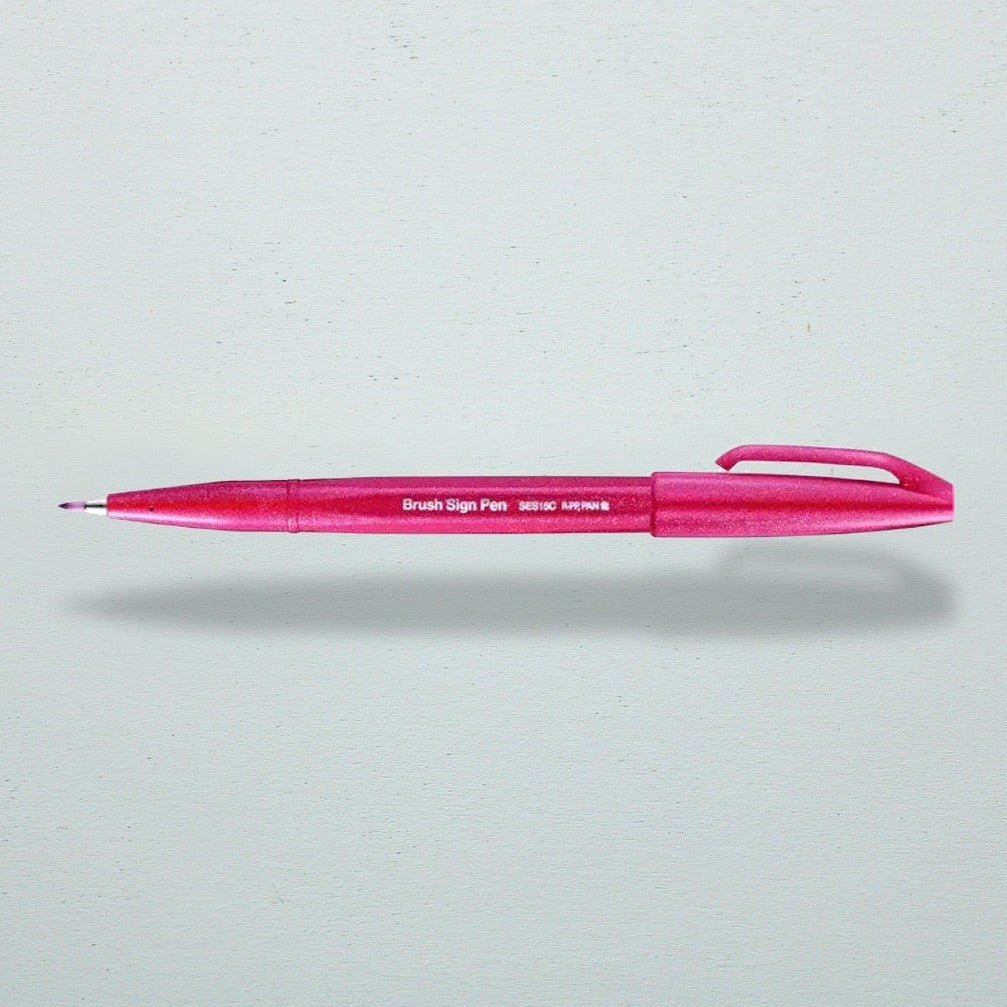 Brush Pen | Burgundy