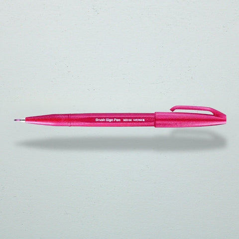 Brush Pen | Burgundy