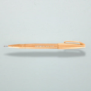 Brush Pen | Pale brown